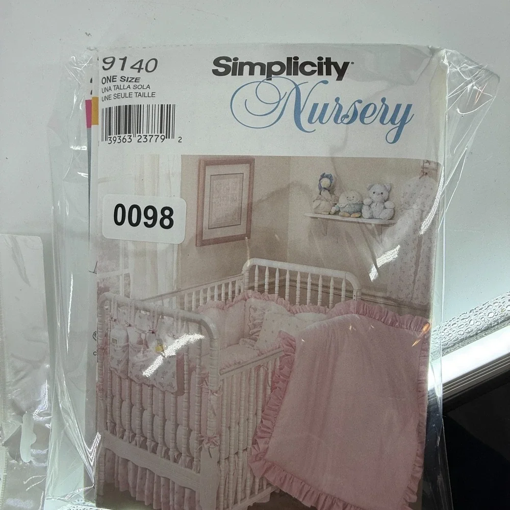 4 LOT! Simplicity 9140~2457-2673-2385‎ Baby Blankets Clothing Pillow Bib